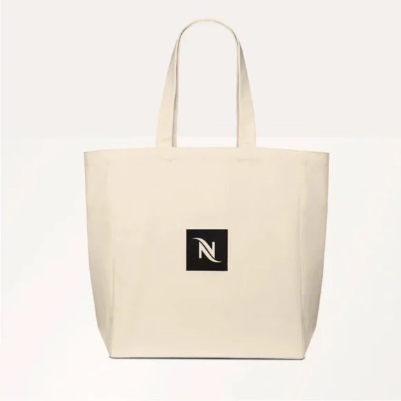 Nespresso Upcycled Canvas Tote Bag, Beige - Picture 4 of 4